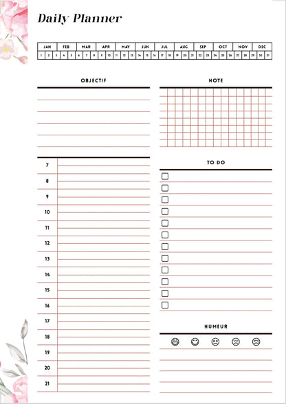 Fiche agenda horaire (PDF)